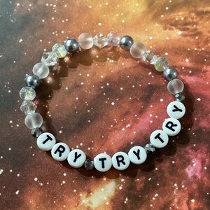 Taylor Swift-Inspired “TRY TRY TRY” Bracelet